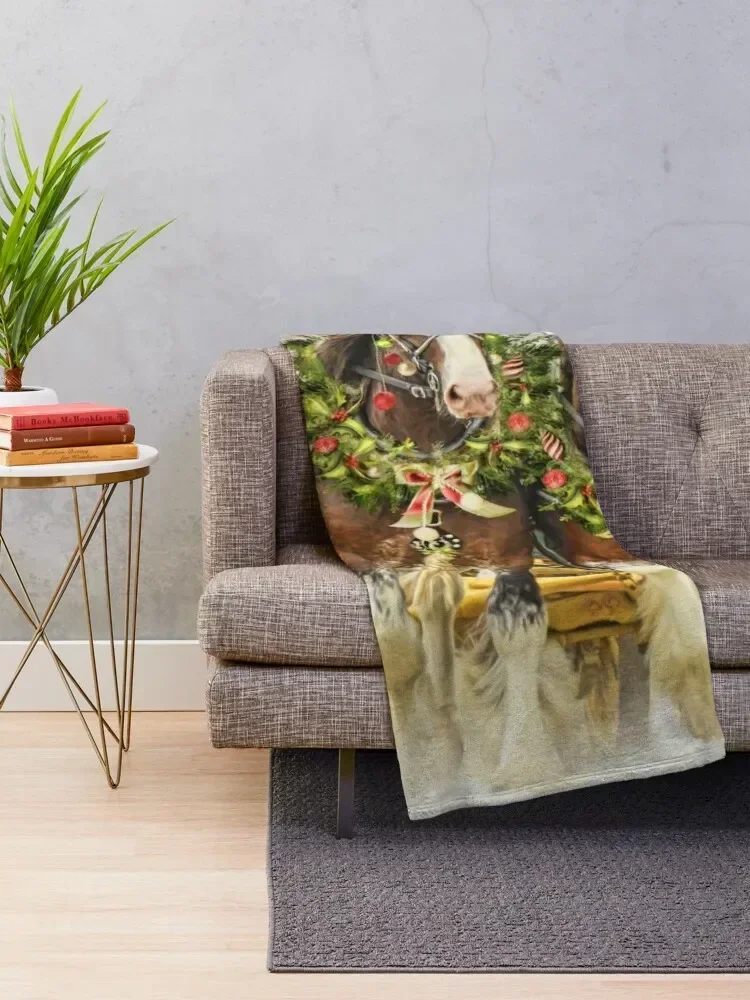 Рождественское одеяло для диванов модные декоративные одеяла