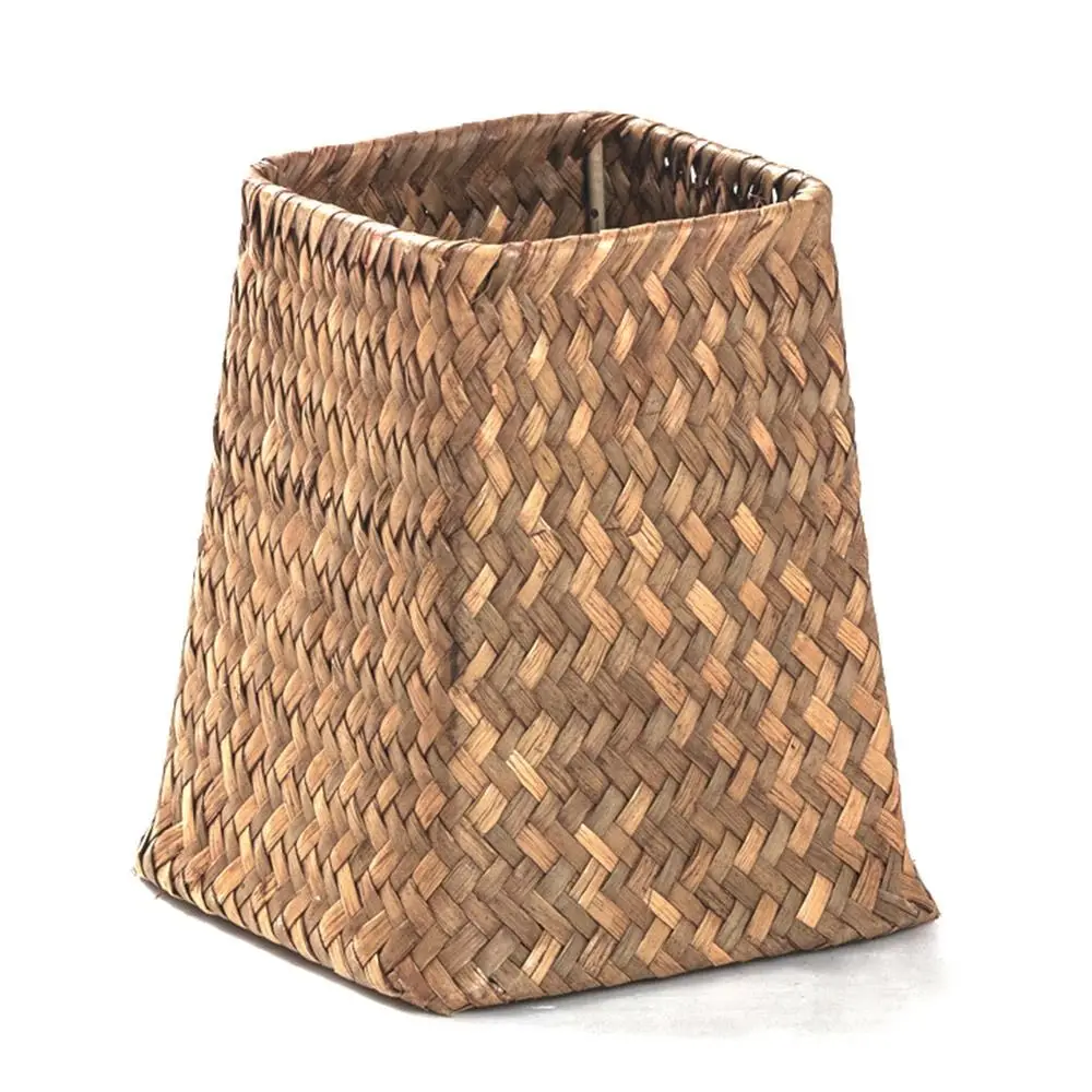 Fashionable Multi Colored Bottom Flower Pots Handmade DIY Foldable Basket MultiSize Weaved Storage Baskets Outside