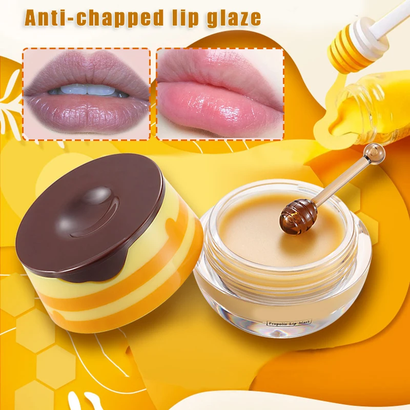 

Propolis Lip Balm Moisturizing Repairing for Dry Lip Effectively Hydrating Lip Treatment Care For Women Girls SANA889