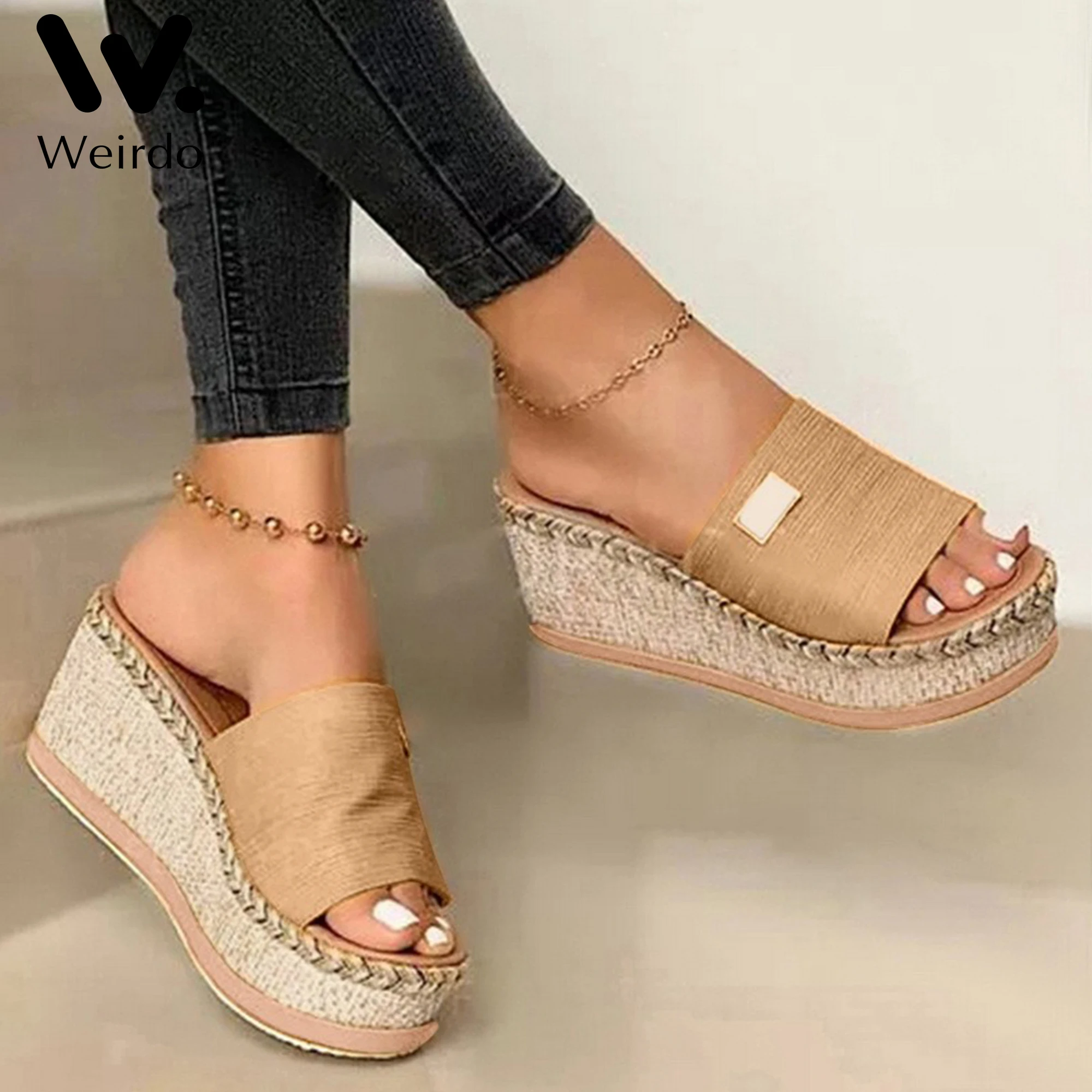 

Wedges Shoes For Women High Heels Sandals Summer Shoes 2022 Flip Flop Chaussures Femme Platform Sandals Plus Size 35-43