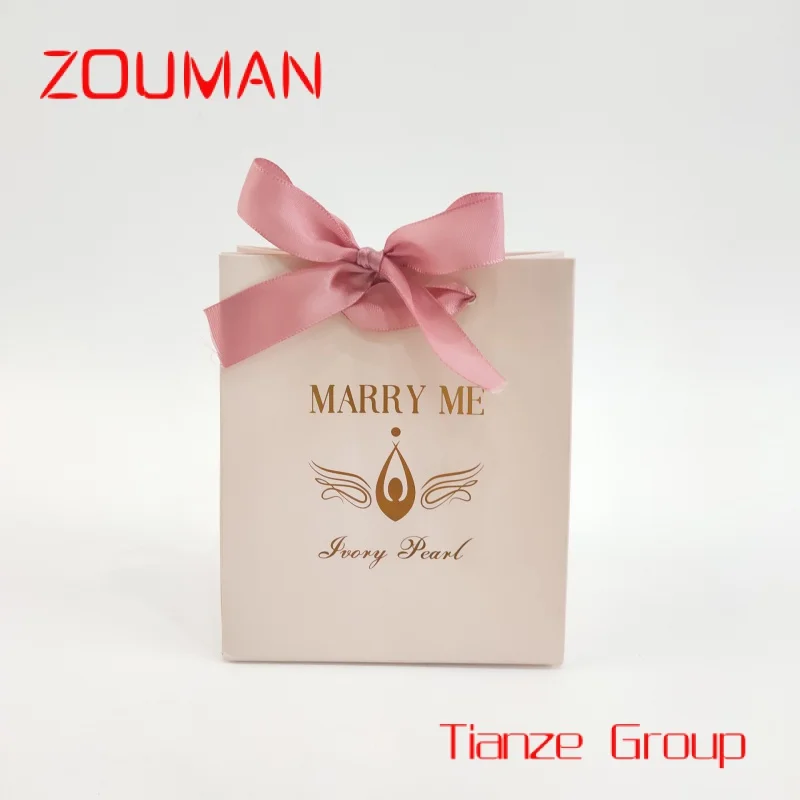 Индивидуальная упаковка для ювелирных изделий бумажный пакет роскошные