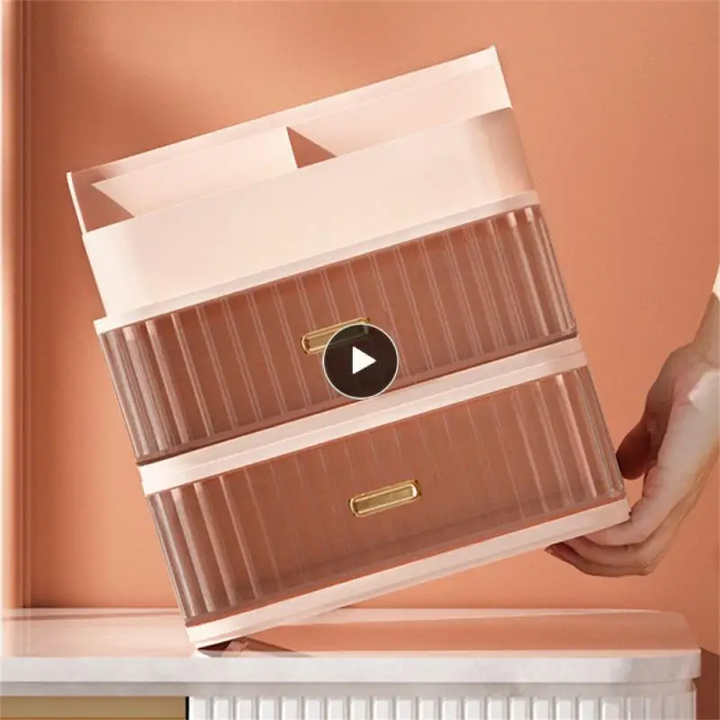 

For Cosmetics Organizing Rack Nordic Jewelry Organizer Large Capacity Multi-layer Cosmetics Storage Box Storage Tools Desktop