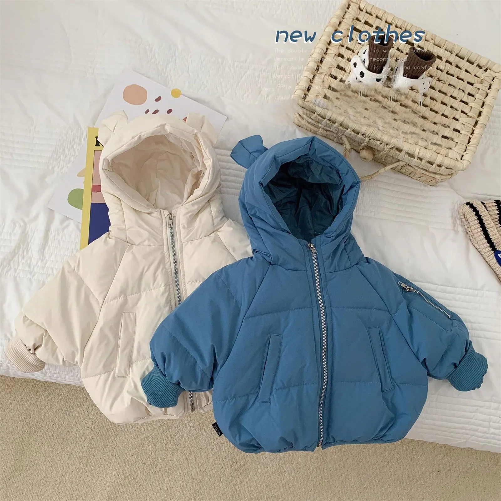 New Kids Cotton Clothing Thickened Down Girls Jacket Baby Children Fashion Winter Warm Coat Zipper Hooded Costume Boys Outwear 1 New Kids Cotton Clothing Thickened Down Girls Jacket Baby Children Fashion Winter Warm Coat Zipper Hooded Costume Boys Outwear 1