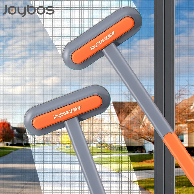 

Joybos Window Brush Artifact Multi-function Glass Wipe Window Wiper Home Cleaning Tool Double-Sided Glass Wiper Pet Hair Brush