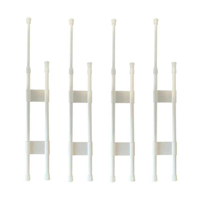 4 шт. регулируемые натяжные стержни для холодильника автодома хранения еды