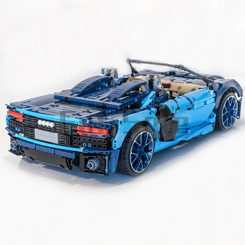 Новинка технические элементы Супер спортивный автомобиль R8 Spyder 42083 B модель