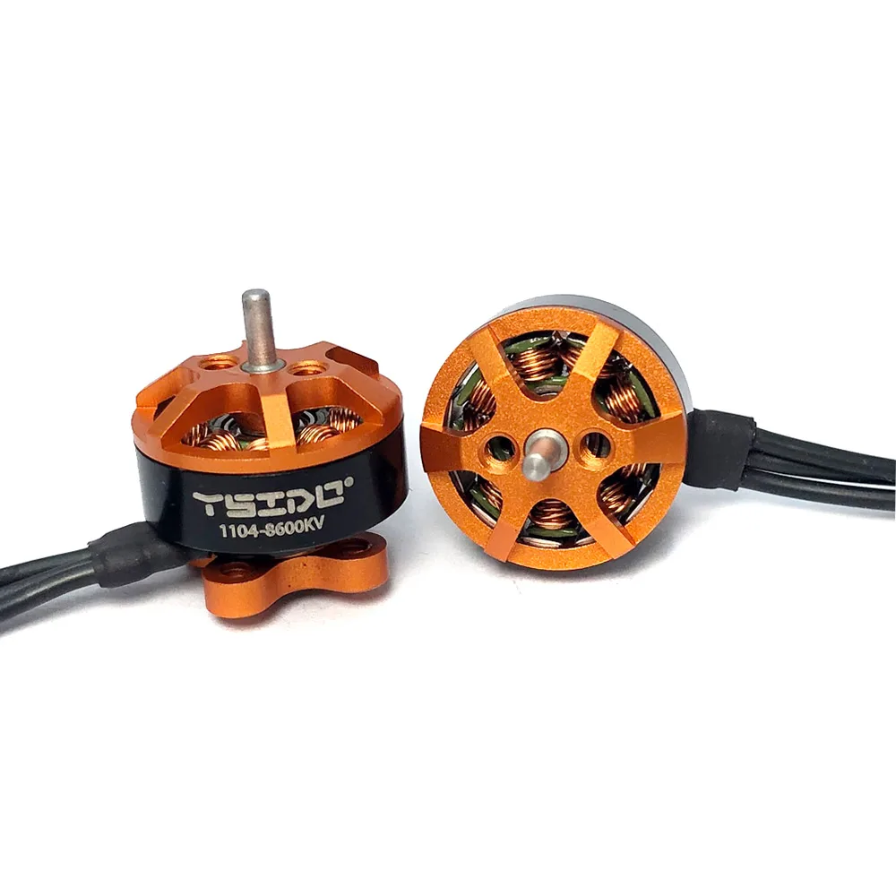 4 шт. YSIDO 1104 7500KV 8600KV бесщеточный двигатель для радиоуправляемого дрона 90-110mm FPV Racing