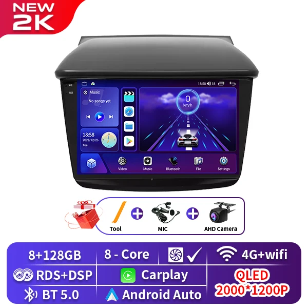 

2K Android для Mitsubishi Pajero Sport 2 L200 2008 - 2016 автомобильное радио, мультимедийный видеоплеер, навигация, стерео, GPS, Авторадио, DVD