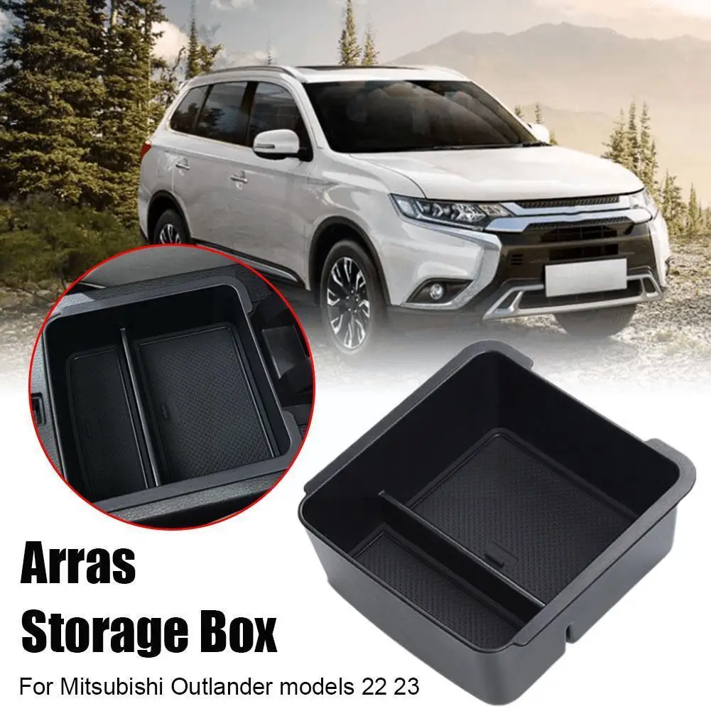 

Органайзер для центральной консоли автомобиля, лоток для Mitsubishi Outlander 2022 2023, коробка для аксессуаров, подлокотник Oragnizer, дополнительное хранилище N2N9