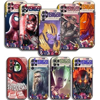 avengers marvely phone cases for samsung galaxy a31 a32 a51 a71 a52 a72 4g 5g a11 a21s a20 a22 4g cases back cover coque