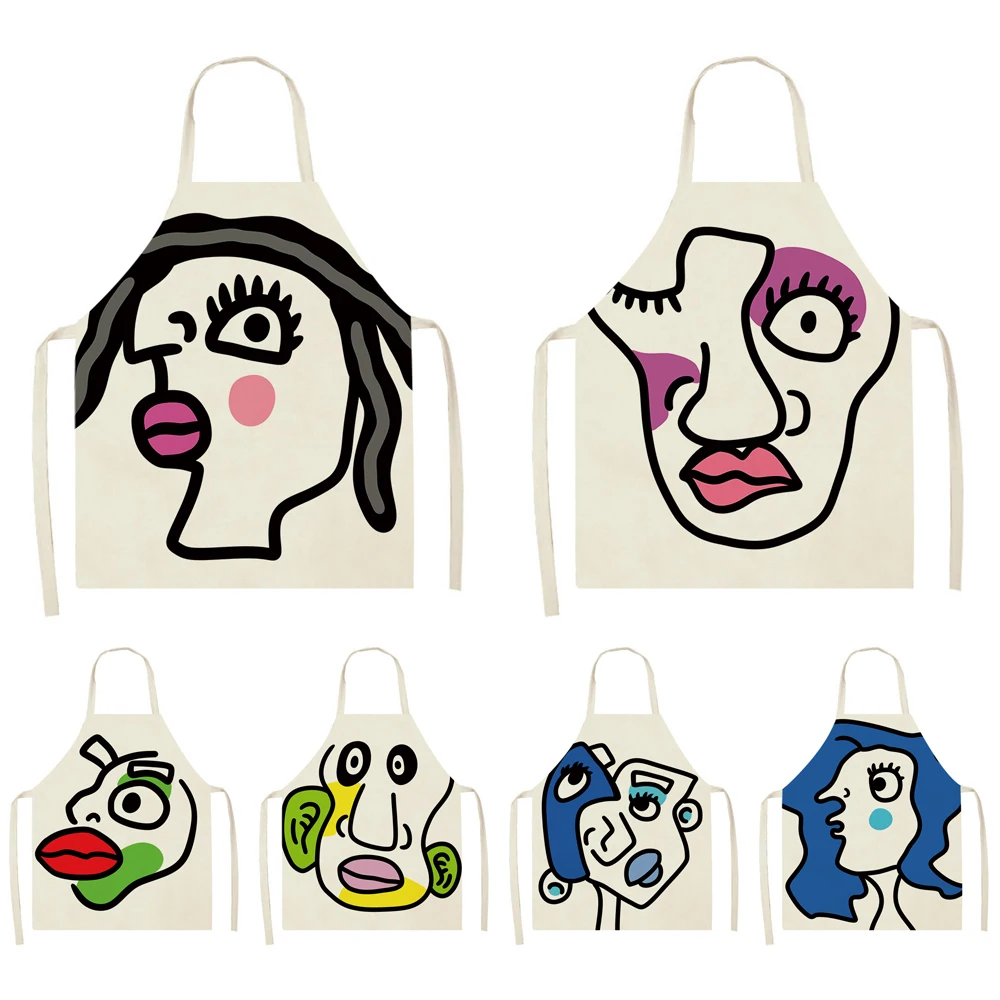 

Абстрактные геометрические бриллиантовые безрукавные фартуки для уборки дома для женщин фартук для уборки дома