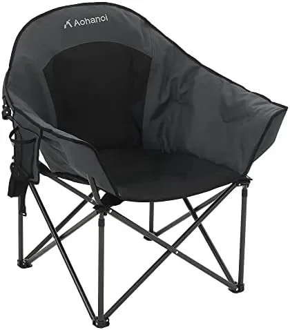 

Стулья, стулья для кемпинга для тяжелых людей, уличные складные стулья в форме Луны с дополнительными широкими сидениями, стулья для газона, складные поддерживающие до