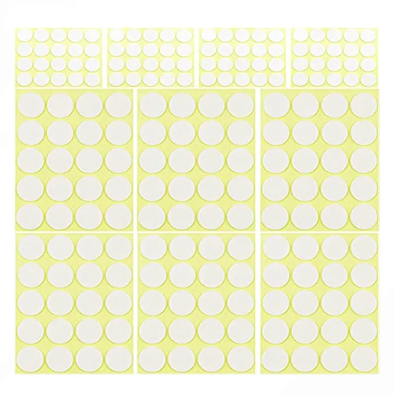 

200Pcs 10/20mm Candle Wick Stickers Candle Making Sticker Heat Resistance Double-sided Stickers for Wax Fixed Candle DIY Making