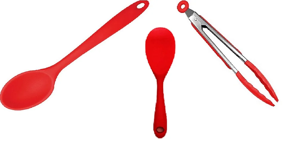 

Set 3 Pieces 2 Spoon of 27 and 22,5 and Tweezers 25,5 cm.