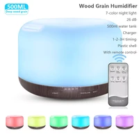 ultrasonic humidifier air diffuser difusor for home 500ml capacity smart air humidifier with 7 colors led light humidificador