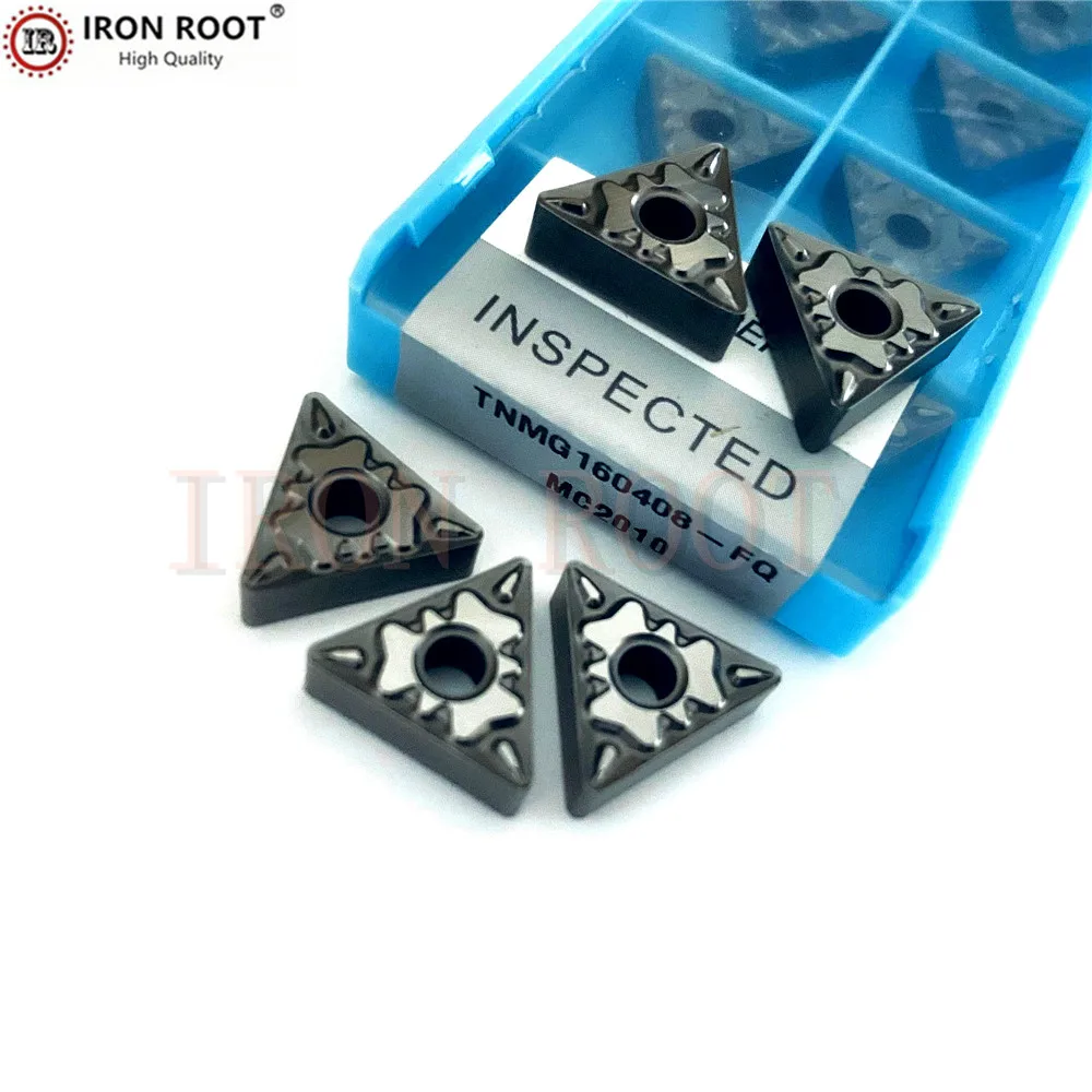 

IRON ROOT TNMG160404,TNMG160408 -FQ MC1020 CNC Metal Lathe Machining Tools Turning Inserts Cermet Inserts For MTFNR/L Tools