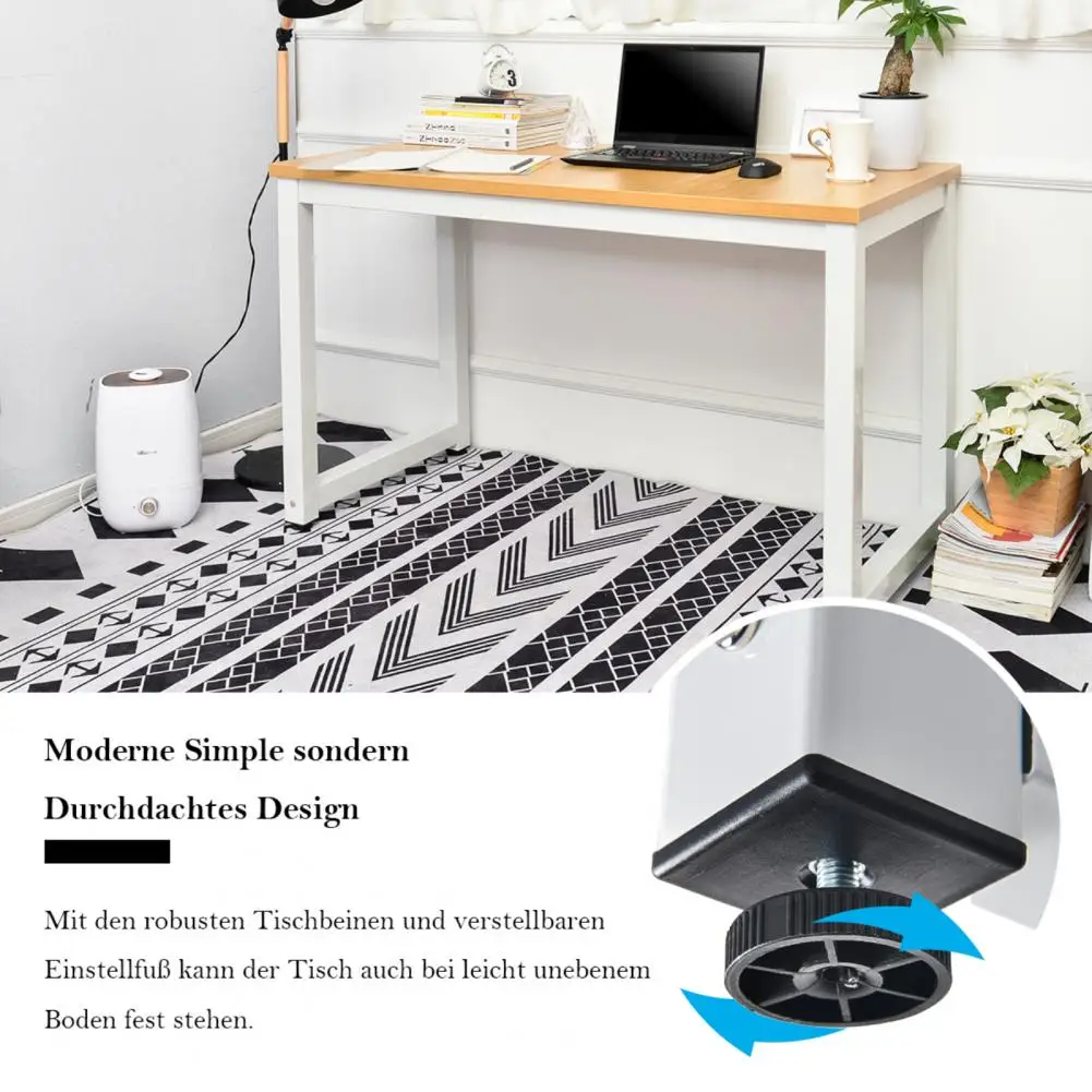 

Modern Computer Desk Sturdy Construction Office Table Strong Load-bearing High Stability Work PC Table Playing