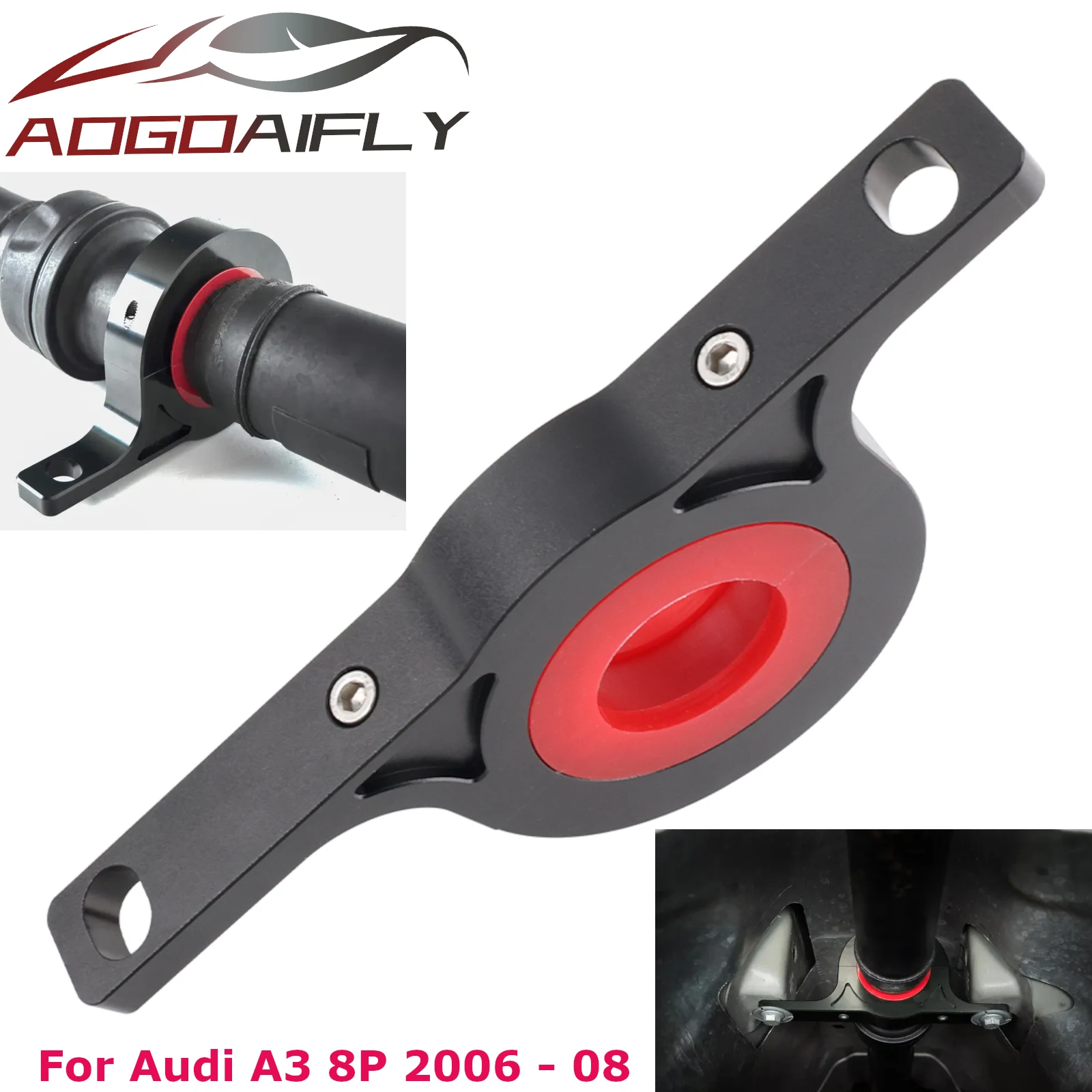 Фото Опора карданного вала для Audi A3 3.2L Quattro 8P, VW R32 MKV Golf R, центральный подшипник карданного вала, усилитель, прямые поставки с завода №1