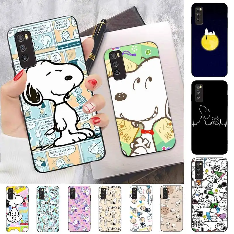 

BANDAI snoopy Phone Case for Huawei Y 6 9 7 5 8s prime 2019 2018 enjoy 7 plus