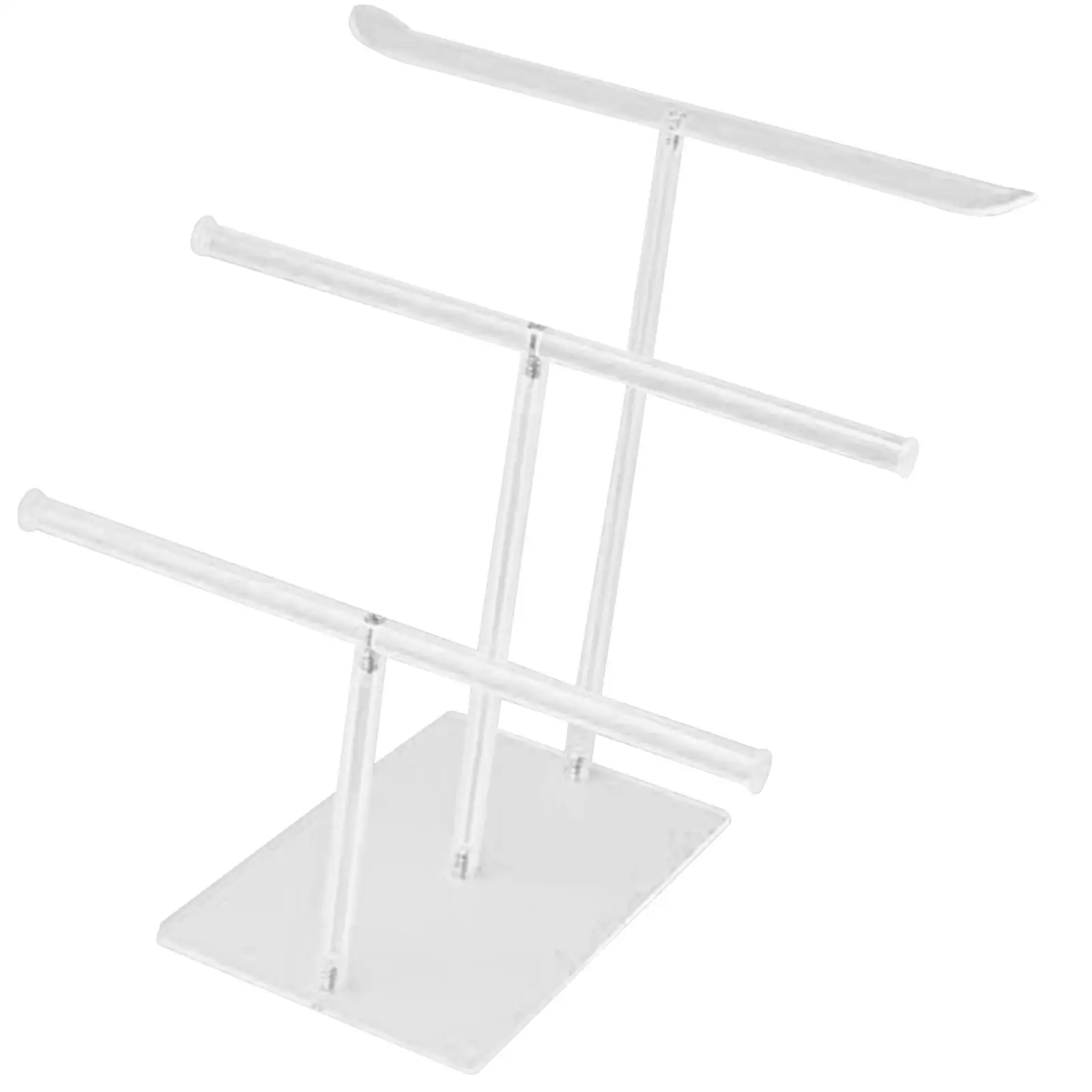 

3 Tier Jewelry Display Stand Countertop Free Standing Hanging Necklace Rack Multipurpose Decoration Necklace Holder for Girl