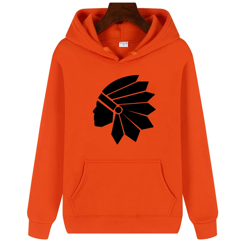 

Толстовка Мужская Утепленная флисовая с длинным рукавом и принтом