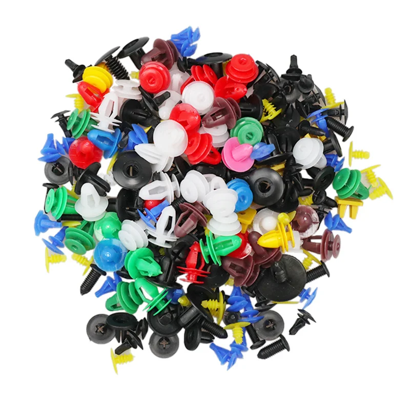 

100/200Pcs Auto Fastener Mixing Universal Car Fender Plastic Clips Bumper Interior Decoration Auto Door Panel Liner Car Stuff
