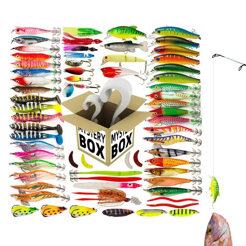 

Fishing Lures Baits Different Sizes Fishing Lure Tackle Includes Wood Shrimp Baits Soft Baits Fishing Gear & Equipment For
