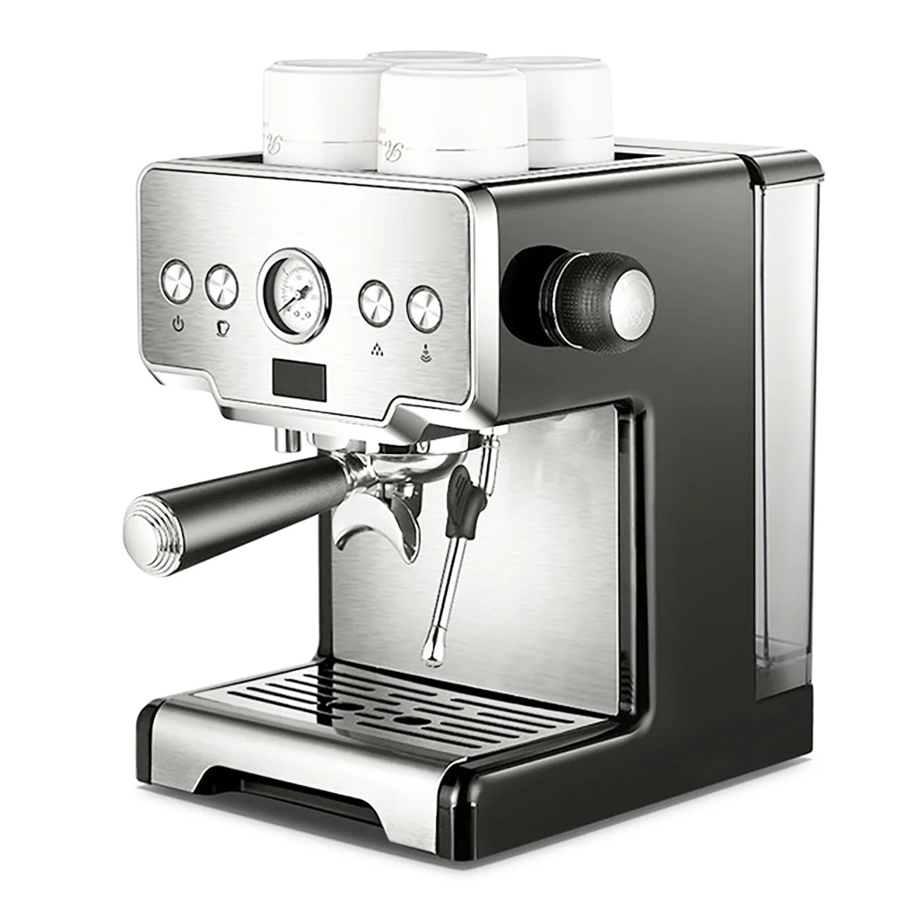 

Espresso Machine Crm3605 Stainless Steel Italian Coffee Maker 15bar Home Semi-Automatic Pump Type Coffee Machine 220v 1450w