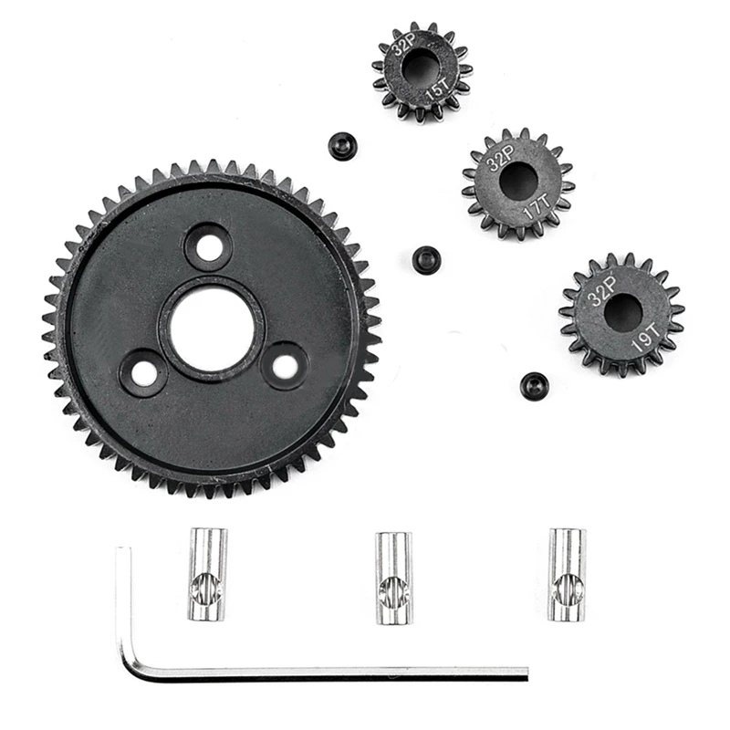 1 компл. металлические стальные шестерни 54T 0 8 32 шаг 3956 прямозубая Шестерня для TRX