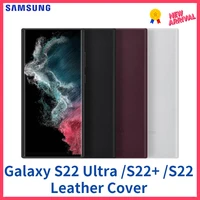 original samsung galaxy s22 leather cover sm s901b sm s901bds s22 s22plus sm s906b sm s906bds s22 leather cover