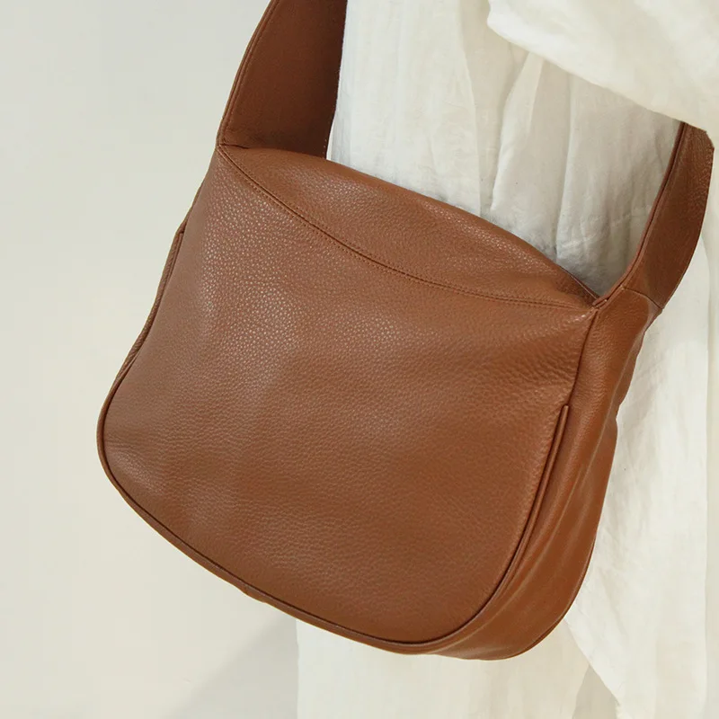 Роскошная Брендовая женская сумка-мессенджер кожаная холщовая в классическом