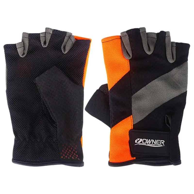 

Перчатки для рыбалки, перчатки без пальцев, дышащие солнцезащитные перчатки без пальцев, удобные легкие сетчатые тканевые перчатки для