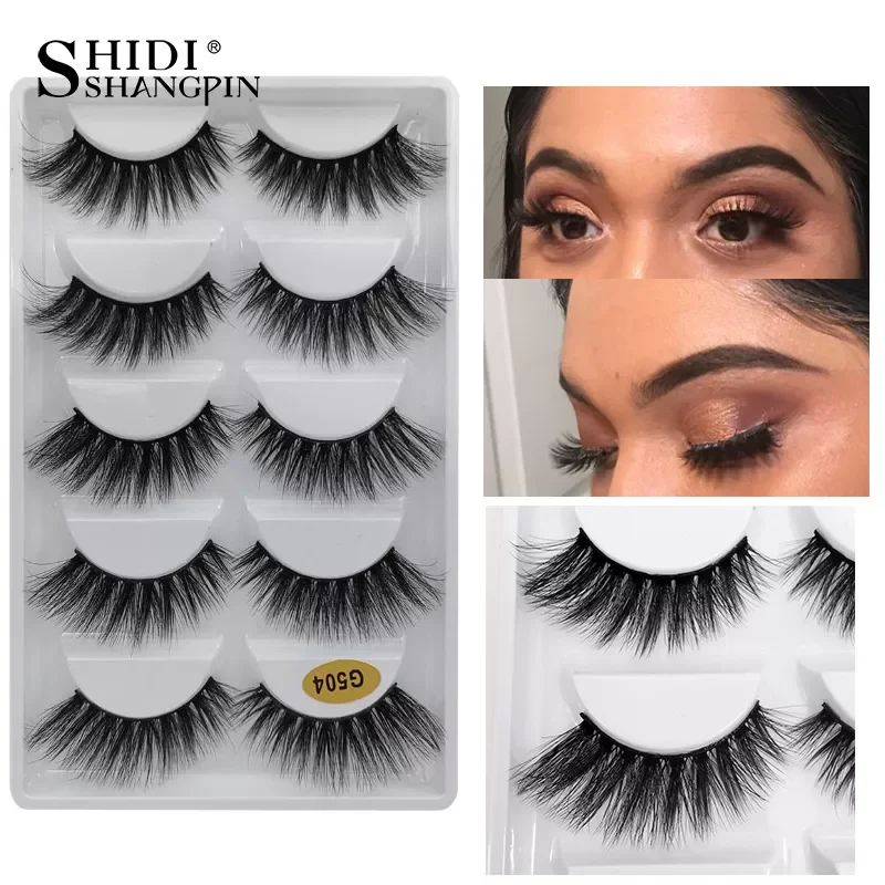 

Pairs Natural long Eyelashes Makeup False Eyelashes Full Strip Lashes Mink Eyelashes Thick 3d Mink Lashes maquillaje faux cils
