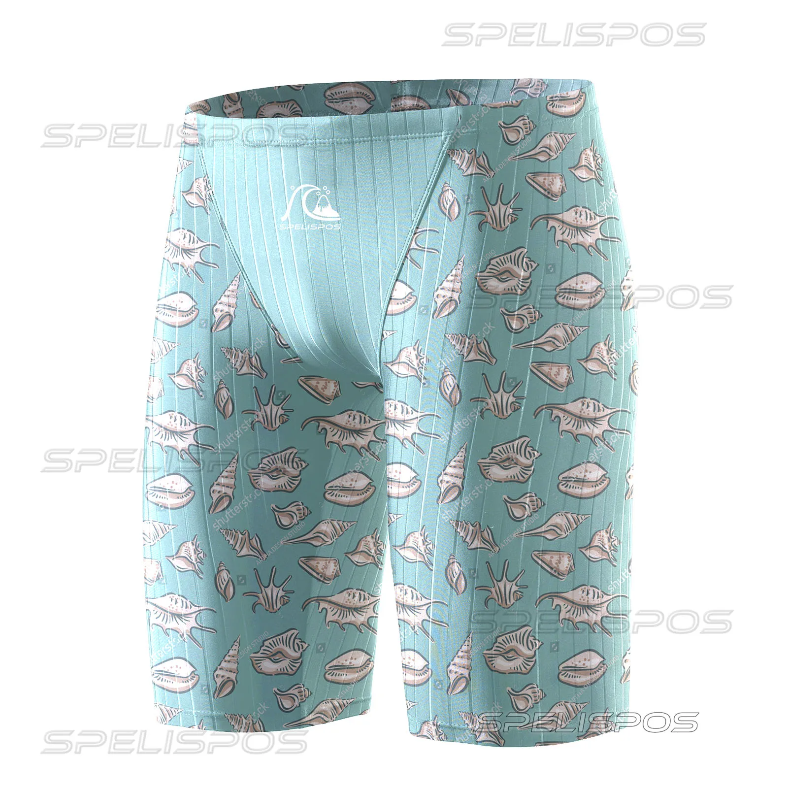 SPELISPOS Men Tights Swim Shorts Swimming Trunks Sport Swimwear Training Flat Angle Trunks Swimsuit Diving Summer Beach Surfing