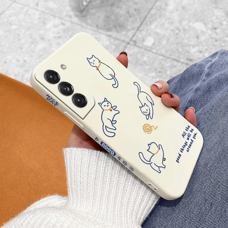 

Little Duck Phone Case For Samsung Galaxy S21 S20 S22 S10 Note 20 10 Ultra Plus A72 A52 A42 A32 A71 A51 A41 A31 A21S 4G 5G Cover