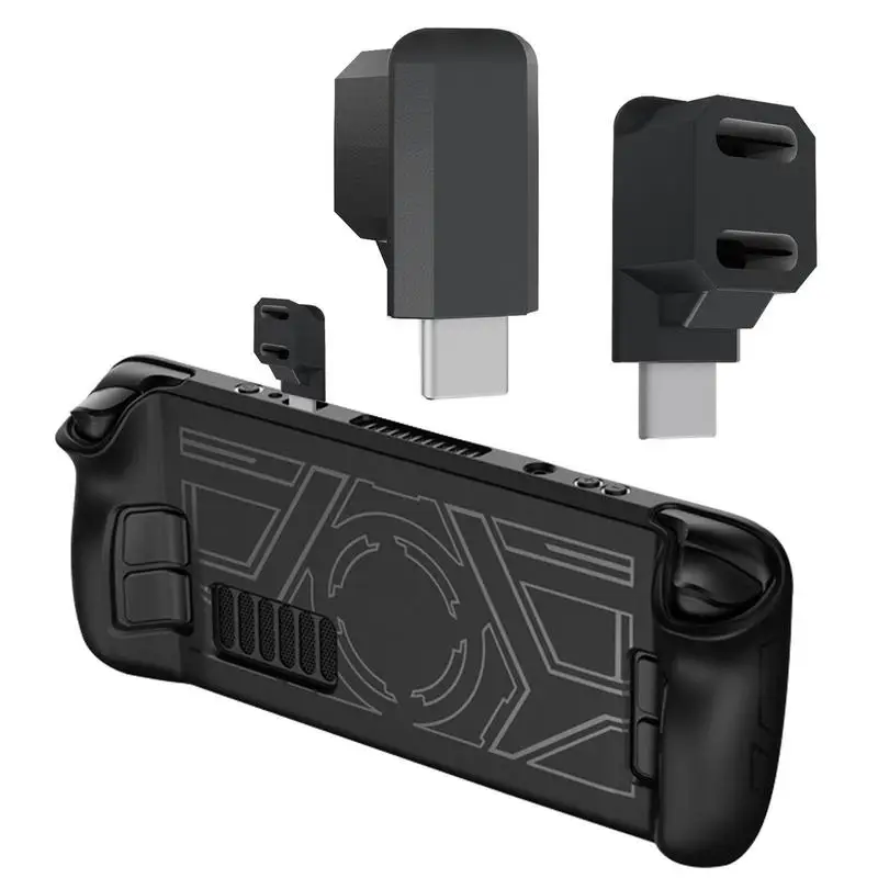 

Док-станция для steamdeck 2 в 1, зарядное устройство USB Type-C, палуба для Steam, переходник с одного на два, аксессуары для игровой консоли