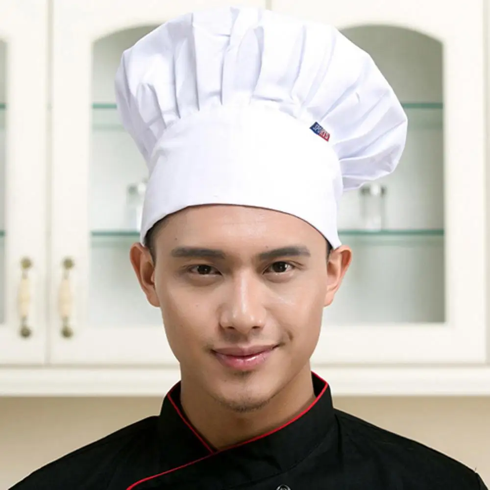 

Профессиональная эластичная Регулируемая Мужская кепка, кухонная Кепка для готовки, пекарни, кейтеринга, шеф-повара
