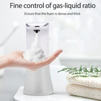 350ml automatic liquid soap dispensers usb charging touchless smart washing hand machine infrared sensor foaming soap dispenser
