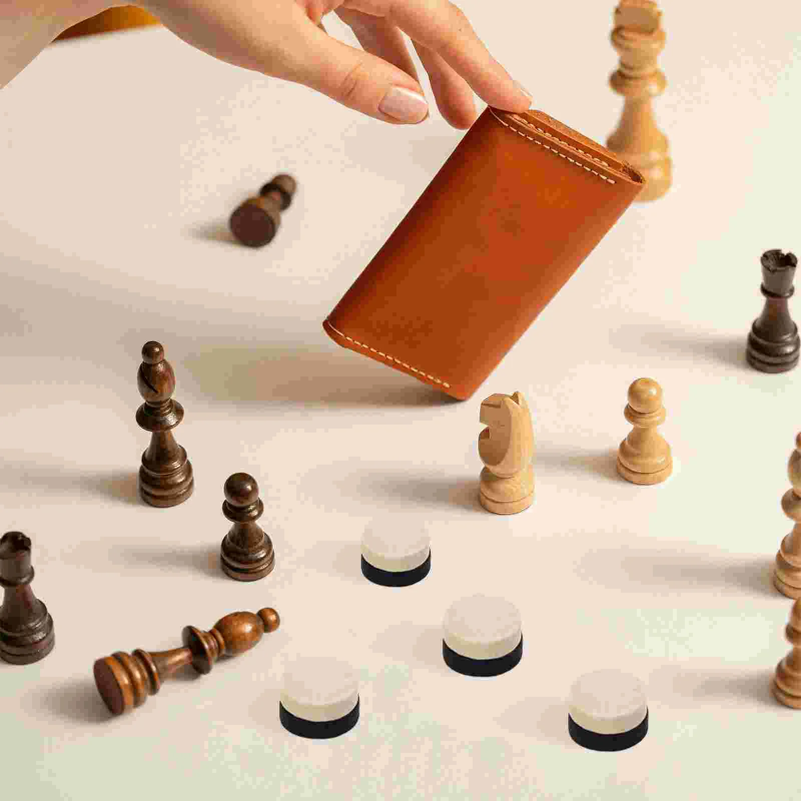 30 шт. доска для нарды деревянные шашки шахматы игр каменная шахматная аксессуары