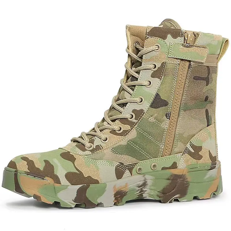 

Spring Tactical Military Shoes Men's Women's Outdoor Trekking Mountaineering Field Combat Boots Hunting Desert High-top Sneakers