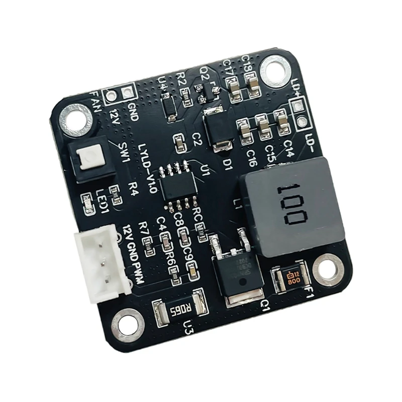 

Плата Laserdriver 80 Вт для синего лазерного модуля шириной 40 мм, с TTL и вентилятором, 12 В/24 В, универсальная для лазерных гравировальных станков