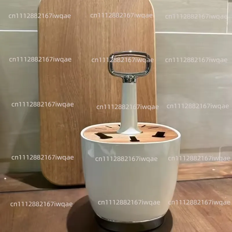 Фото Подставка для столовых приборов из нержавеющей стали для Smeg: ретро-органайзер для ножей, вилок и ложек для дома и кухни №5