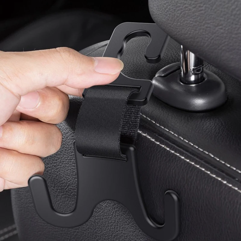 1 шт. крючки для подголовника автомобиля креативная универсальная авто вешалка