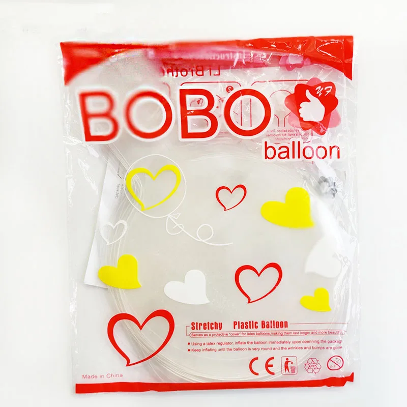 50pcs hot sell 50pc Inflatable Bobo Balloon Transparent Globes Easter mother's day Birthday Party Supplies Wedding Baby Shower