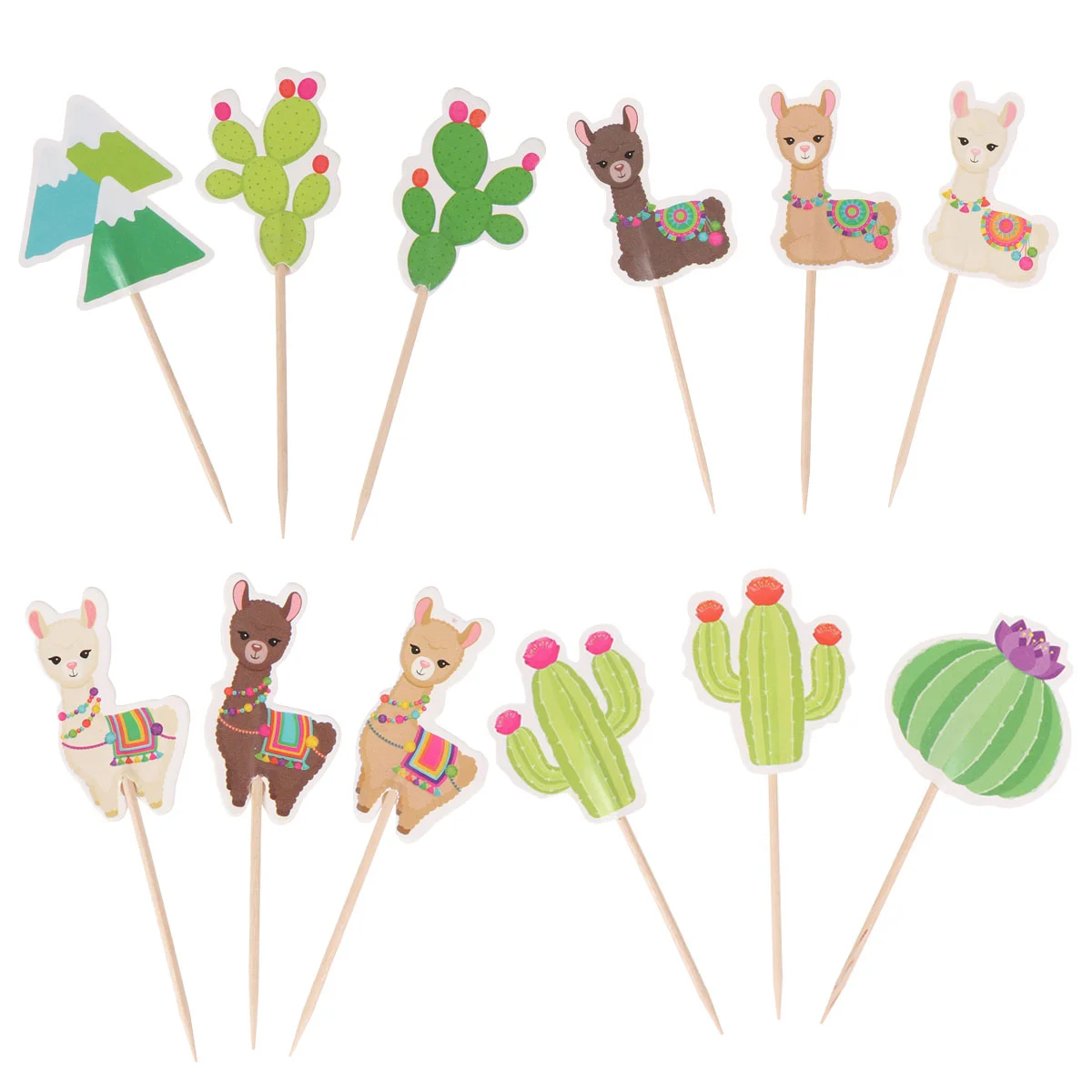 

Cake Picks Topper Christmas Cupcake Decor Toppers Birthday Party Decoration Dessert Decorations Hawaiian Fruit Xmasbaby Theme