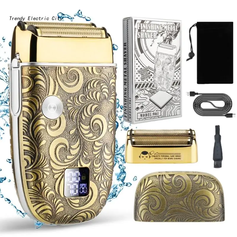 

R9CD бритвы для мужчин, бритвенный станок, инструменты для бритья, быстрая зарядка