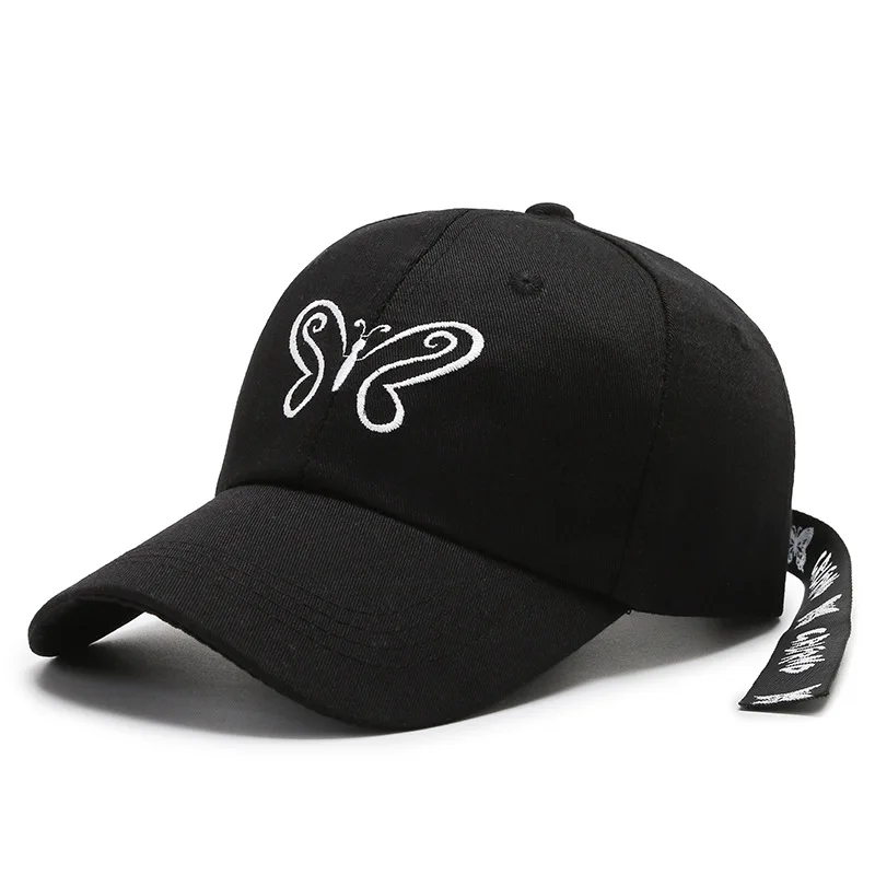 

Summer Women Men Butterfly Pattern Baseball Cap Bone Unisex Fashion Hip Hop Sunhat Adjustable Outdoor Snapback Cap Gorras