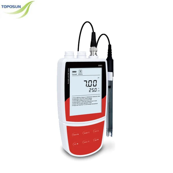 

TPS-Bante220 Portable pH Meter, portable ph tester, handheld acidometer with CE certificate