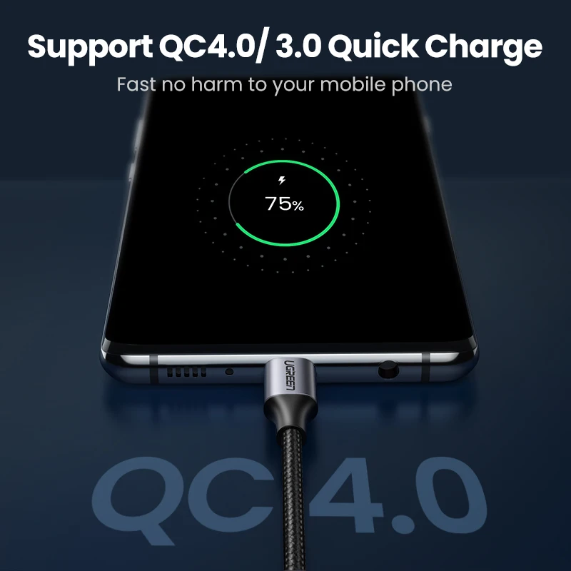 Кабель зарядный UGREEN USB Type-C на C 2 шт. 1/100/2 м |