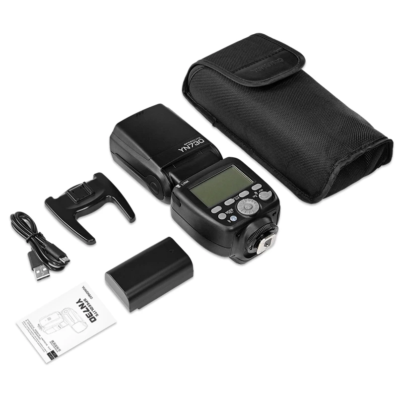 YONGNUO YN730 2,4G GN60 Беспроводная вспышка Speedlite Литий-ионная батарея Вспышка для камеры Canon Nikon Sony Fujifilm Pentax (art.: 3920d358c20c9) - 3920d358c20c9
